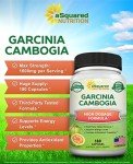 aSquared Nutrition Garcinia Cambogia 1600mg - 180 Capsules