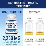 Wild Caught Omega 3 Fish Oil - 120 Softgels