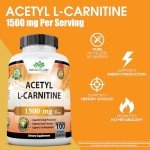 Acetyl L-Carnitine 1500mg for Energy & Focus