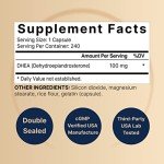NatureBell DHEA 100mg - 240 Capsules for Energy