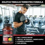 Zolotus Energy Boosting Tribulus Capsules with Ashwagandha