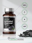 Activated Charcoal Capsules - 120 Non-GMO Pills