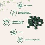 Organic Spirulina & Chlorella Tablets - 720 Count