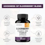 Elderberry, Vitamin C & Zinc Immune Support Capsules