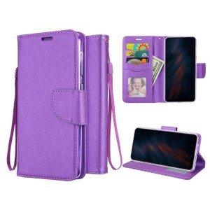 Purple Frontier Wallet Case for Motorola Moto G Fast