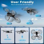 2K HD FPV Foldable RC Drone for Kids