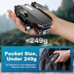 2K HD FPV Foldable RC Drone for Kids