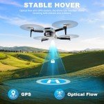 2K HD GPS Foldable Camera Drone for Adults