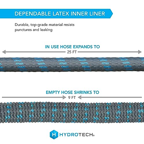 HydroTech 25 ft Lightweight Burst-Proof Garden Hose