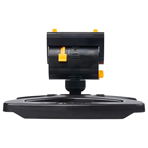 Melnor Mini Oscillator Sprinkler Bundle, Black/Yellow