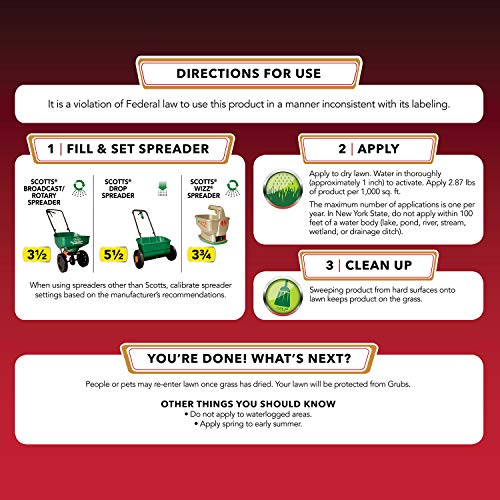 Scotts GrubEx1: Protect Lawns 4 Months, 5,000 sq. ft