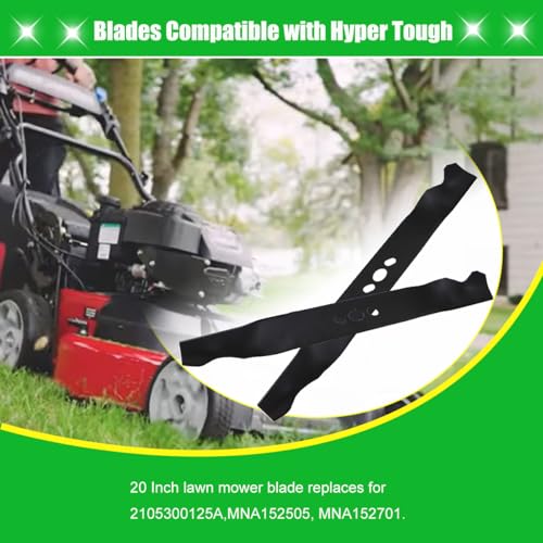20" Lawn Mower Blades Compatible with Hyper Tough