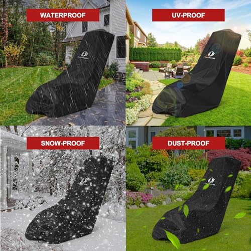 TitanCovers Waterproof Lawn Mower Cover with Storage Bag