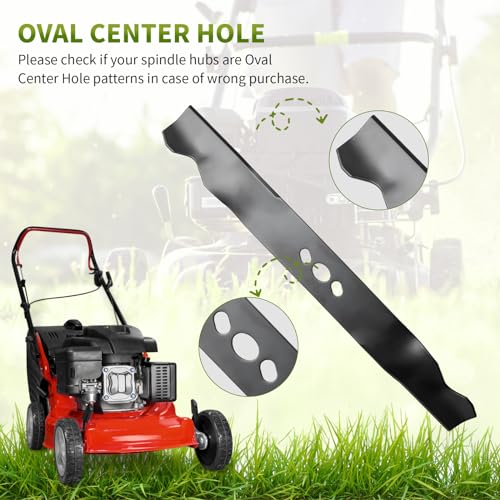 Fourtry Replacement 21" Mower Blades, Compatible with Murray