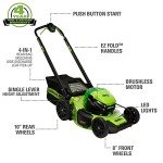 Greenworks 80V Cordless Mower, Trimmer & Blower Combo
