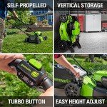 Greenworks 48V Self-Propelled 21" Cordless Lawn Mower