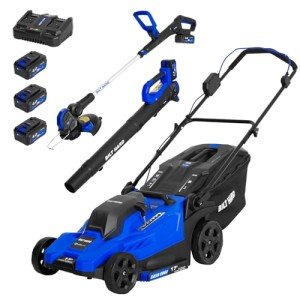 BILT HARD 40V Cordless Lawn Mower and Tools Set