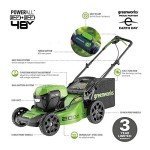Greenworks 48V Cordless 20" Brushless Lawn Mower