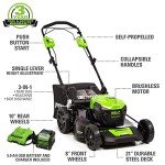 Greenworks 40V Self-Propelled Cordless Lawn Mower