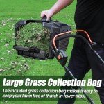 LawnMaster Cordless 13-Inch Lawn Mower with Battery