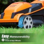 LawnMaster Cordless 13-Inch Lawn Mower with Battery