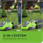 Greenworks 40V Cordless Lawn Mower and Tool Set
