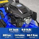 BILT HARD 21" Gas-Powered Push Lawn Mower