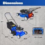 BILT HARD 21" Gas-Powered Push Lawn Mower