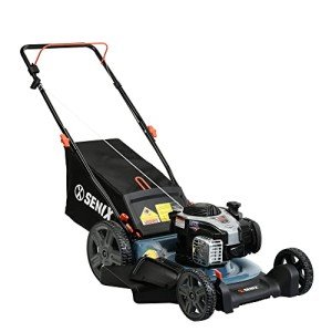 SENIX 21-Inch Gas Push Lawn Mower with Briggs Engine