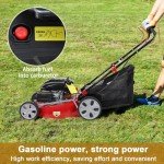Self-Propelled Gas Push Lawn Mower with Big Wheels