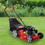 Self-Propelled Gas Push Lawn Mower with Big Wheels