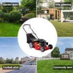 Self-Propelled Gas Push Lawn Mower with Big Wheels