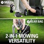 Greenworks 40V Cordless Electric Lawn Mower & Sweeper