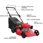 PowerSmart 22" Self Propelled Gas Lawn Mower