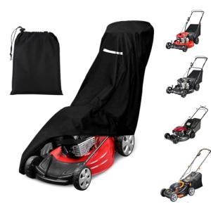 Heavy Duty Waterproof Lawn Mower Cover - Universal Fit