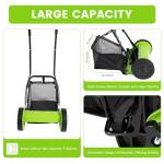 5-Blade Push Reel Lawn Mower with Grass Catcher