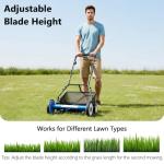 Thctvous 20" Manual Push Reel Lawn Mower