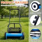 Thctvous 20" Manual Push Reel Lawn Mower