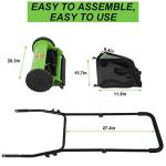 15-Inch Push Reel Lawn Mower with Grass Catcher