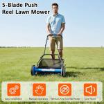 Thctvous 20" Manual Push Reel Lawn Mower