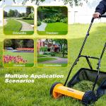 Walensee 16-Inch Push Reel Lawn Mower with Catcher