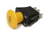The ROP Shop PTO Switch for John Deere G100, LX289, LT190, LX288 Lawn Tractor Lawnmowers - 2 Position, 8 Terminals, Push Button, Rotary Actuator, Manual Operation
