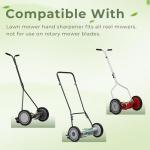 TOSRWGLL SK-2 Lawn Mower Hand Sharpener Compatible with Earthwise Reel Mowers,Push Mower Blade Sharpener Fits Wide Range of Manual Reel Mower
