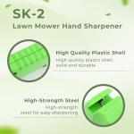 TOSRWGLL SK-2 Lawn Mower Hand Sharpener Compatible with Earthwise Reel Mowers,Push Mower Blade Sharpener Fits Wide Range of Manual Reel Mower