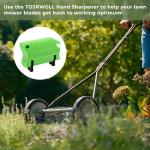 TOSRWGLL SK-2 Lawn Mower Hand Sharpener Compatible with Earthwise Reel Mowers,Push Mower Blade Sharpener Fits Wide Range of Manual Reel Mower
