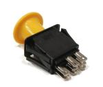 The ROP Shop PTO Switch for John Deere G100, LX289, LT190, LX288 Lawn Tractor Lawnmowers - 2 Position, 8 Terminals, Push Button, Rotary Actuator, Manual Operation