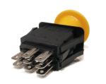 The ROP Shop PTO Switch for John Deere G100, LX289, LT190, LX288 Lawn Tractor Lawnmowers - 2 Position, 8 Terminals, Push Button, Rotary Actuator, Manual Operation
