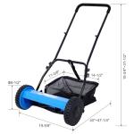 Homonova 14-Inch Manual Push Lawn Mower