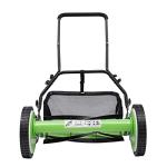 16-Inch Manual Reel Lawn Mower with Grass Catcher