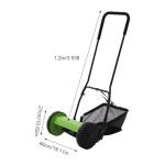 12-Inch Push Reel Mower with Adjustable Heights